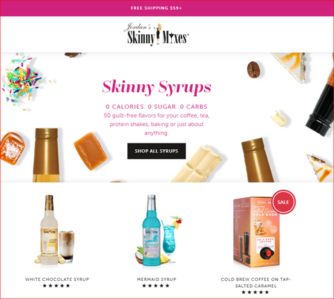 Skinny Syrups  10% off First order Coupon Code & Link to order